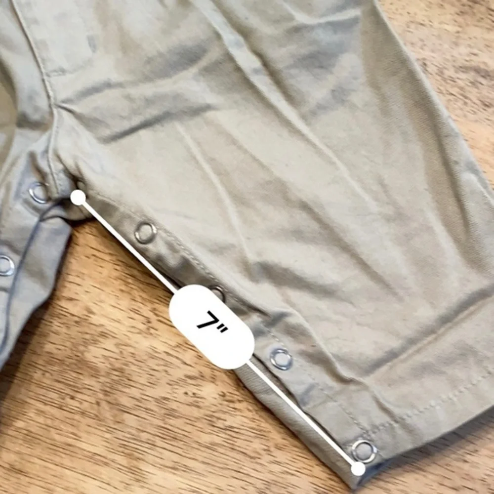 Vintage Gymboree Size 3-6 Months 100% Cotton Pleated Khaki‎ Chinos
